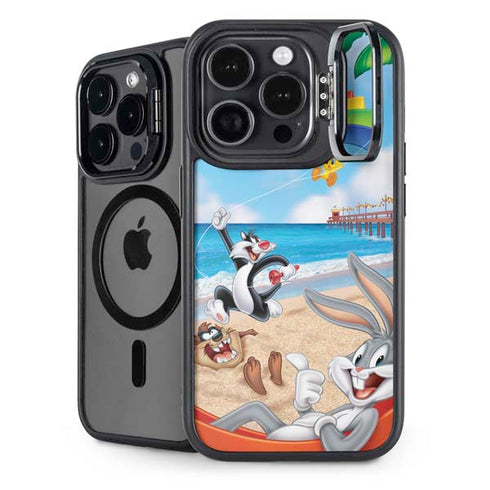 Looney Tunes Beach iPhone 14 Pro Kickstand Case